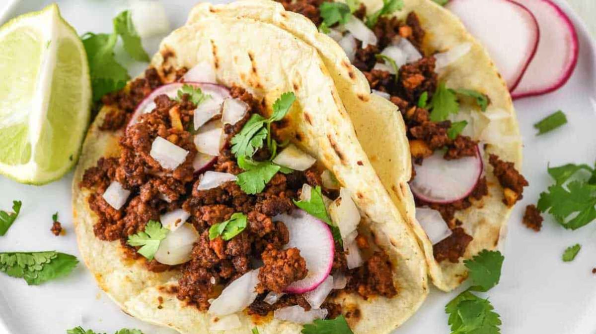 Chorizo Tacos.