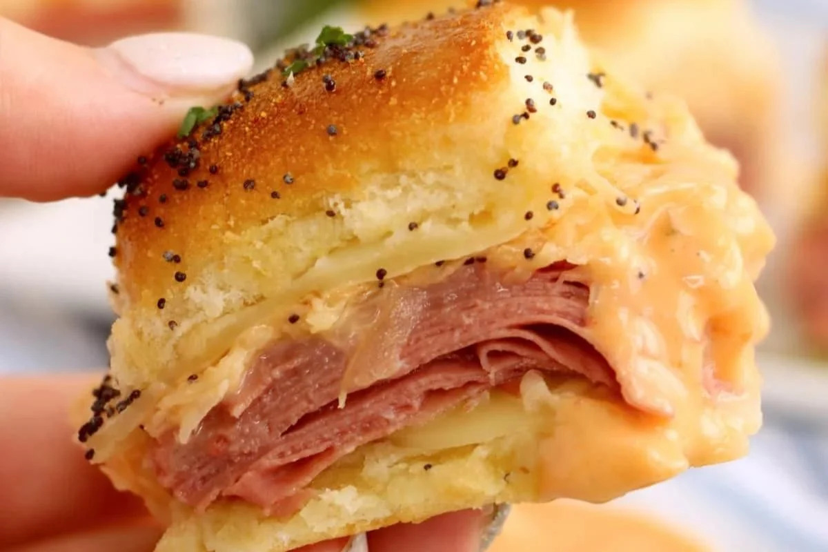 Corned Beef Sliders. 
