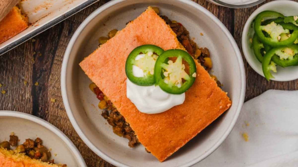 Cowboy Cornbread Casserole.