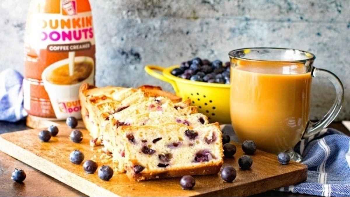 Cream Cheese Blueberry Bread.
