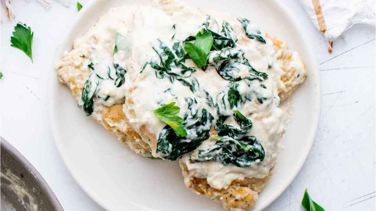 Creamy Chicken Florentine.