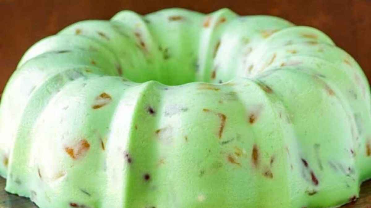 Creamy Lime Jello Salad.