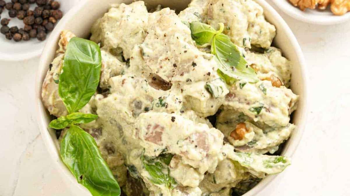 Creamy Pesto Potato Salad.