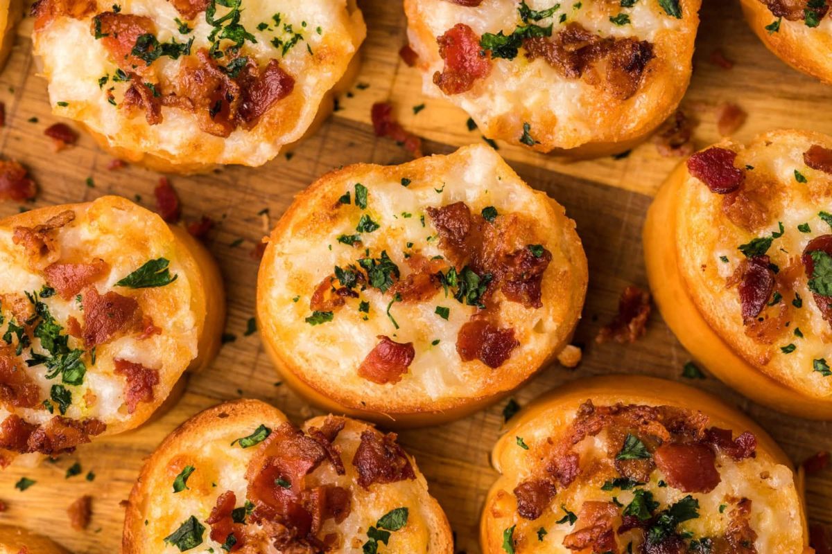 Crispy Parmesan Bacon Bites