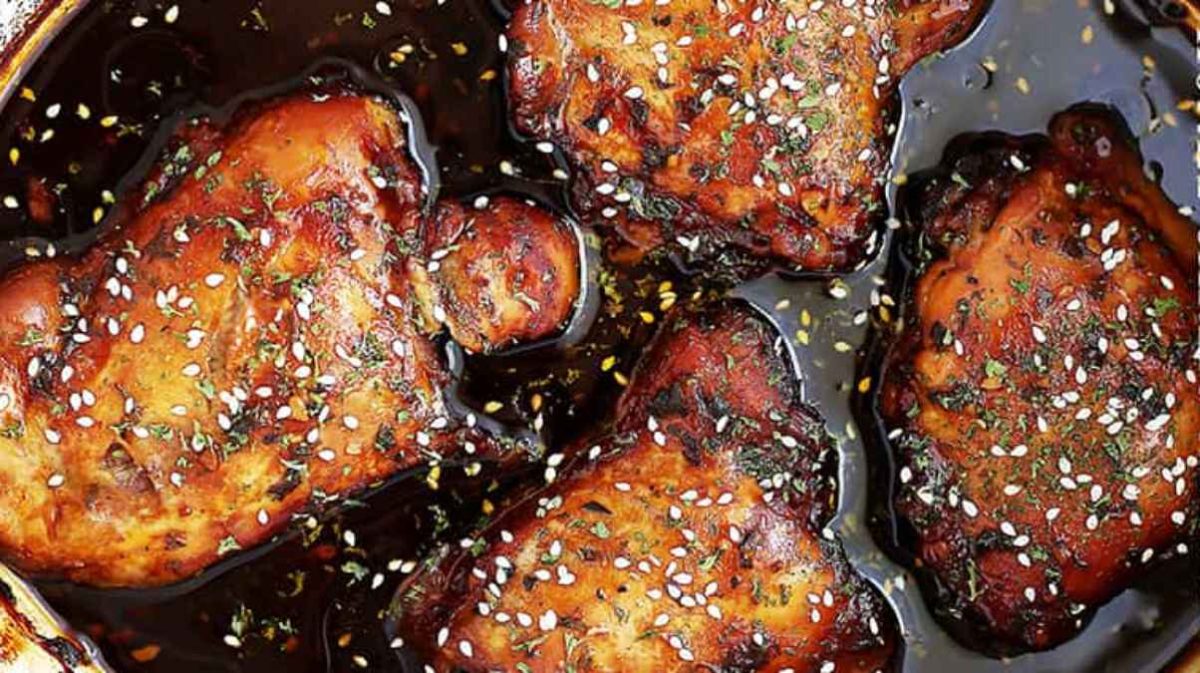 Crockpot Honey Garlic Chicken Recipe.