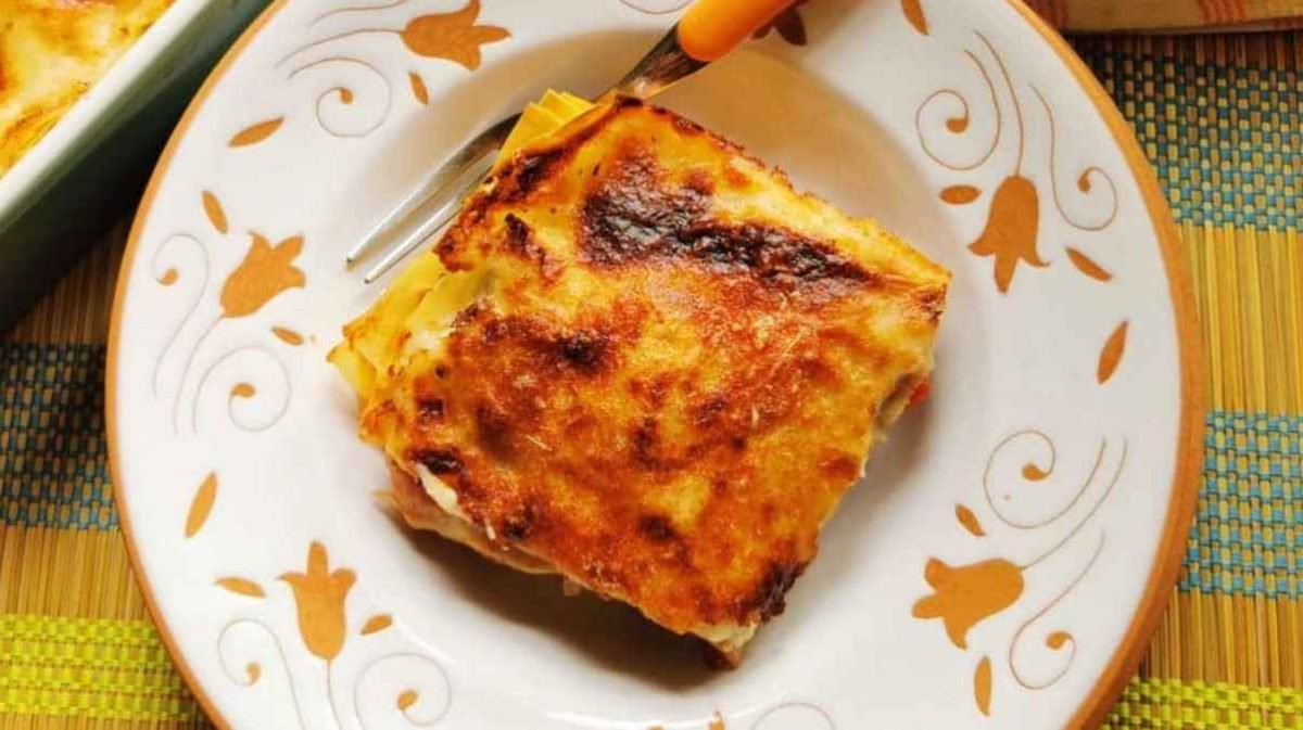 Delicious Italian Lamb Lasagna.