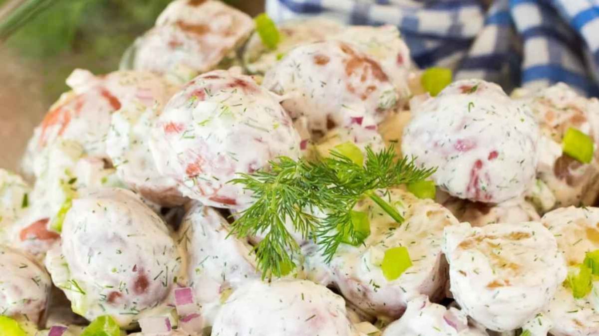 Dill Potato Salad. 