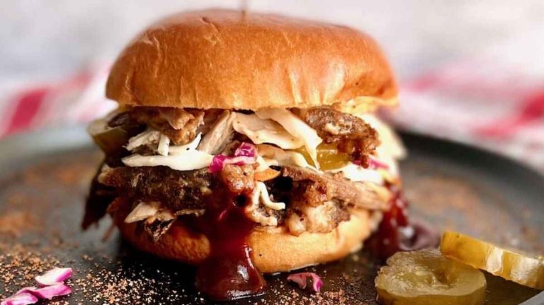 Dutch Oven Pulled Pork.