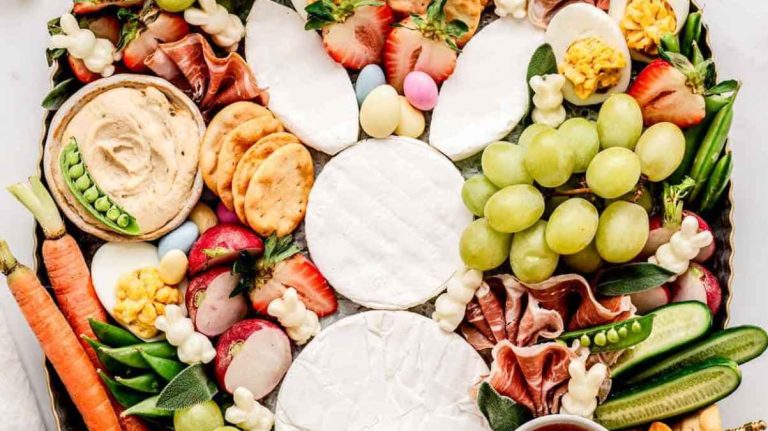 Easter Bunny Charcuterie Board.