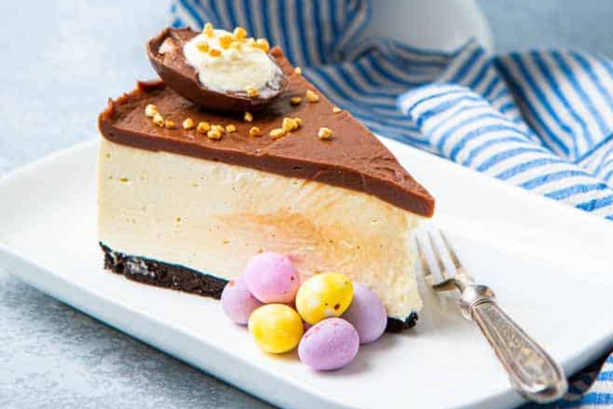 Easter Egg Cheesecake