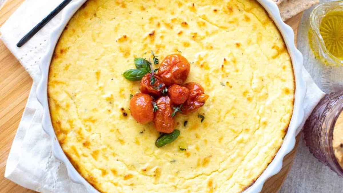 Easy Baked Ricotta. 