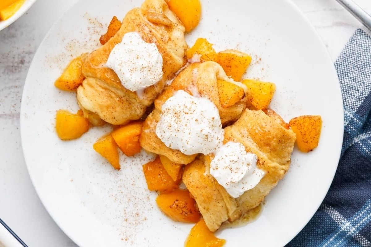 Easy Peach Cobbler Dumplings Pillsbury