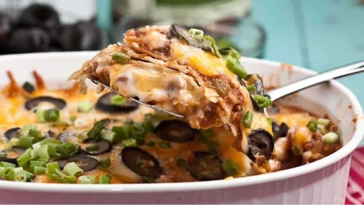 Easy Enchilada Casserole.