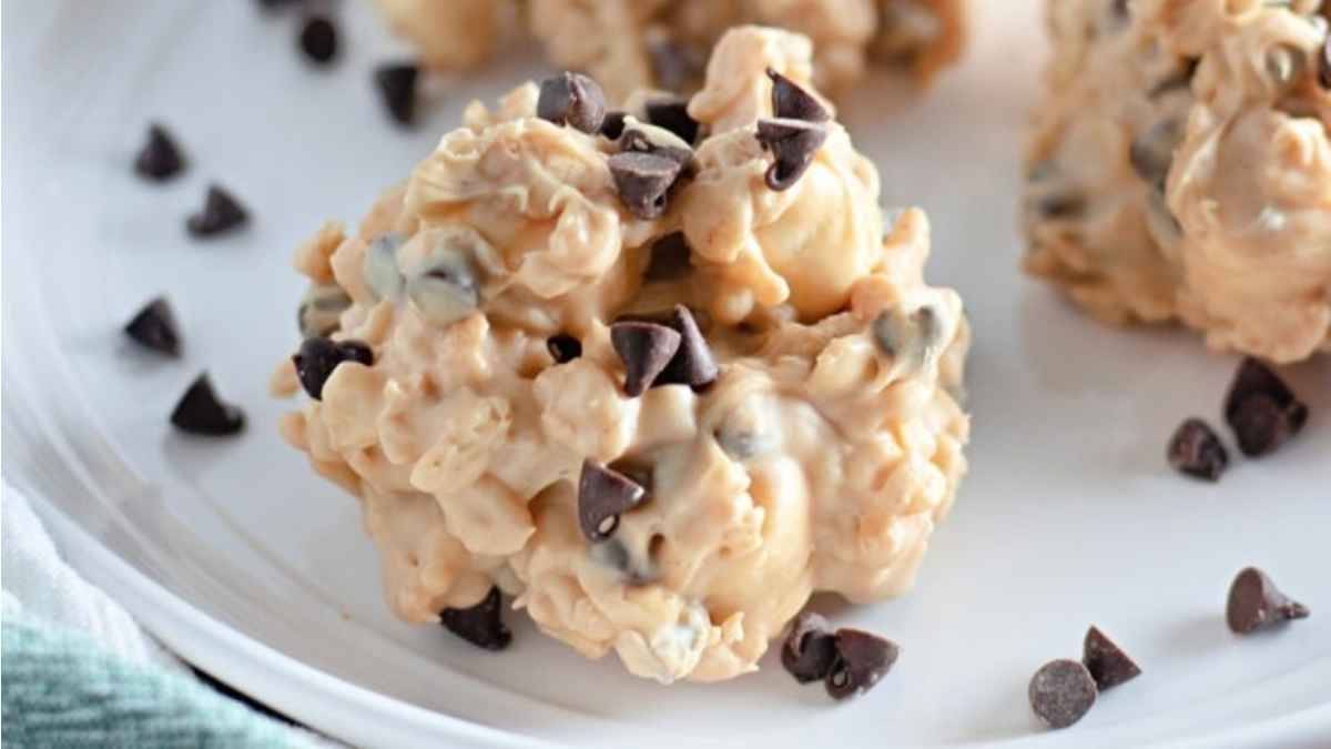 Easy No Bake Avalanche Cookies With Rice Krispies. 