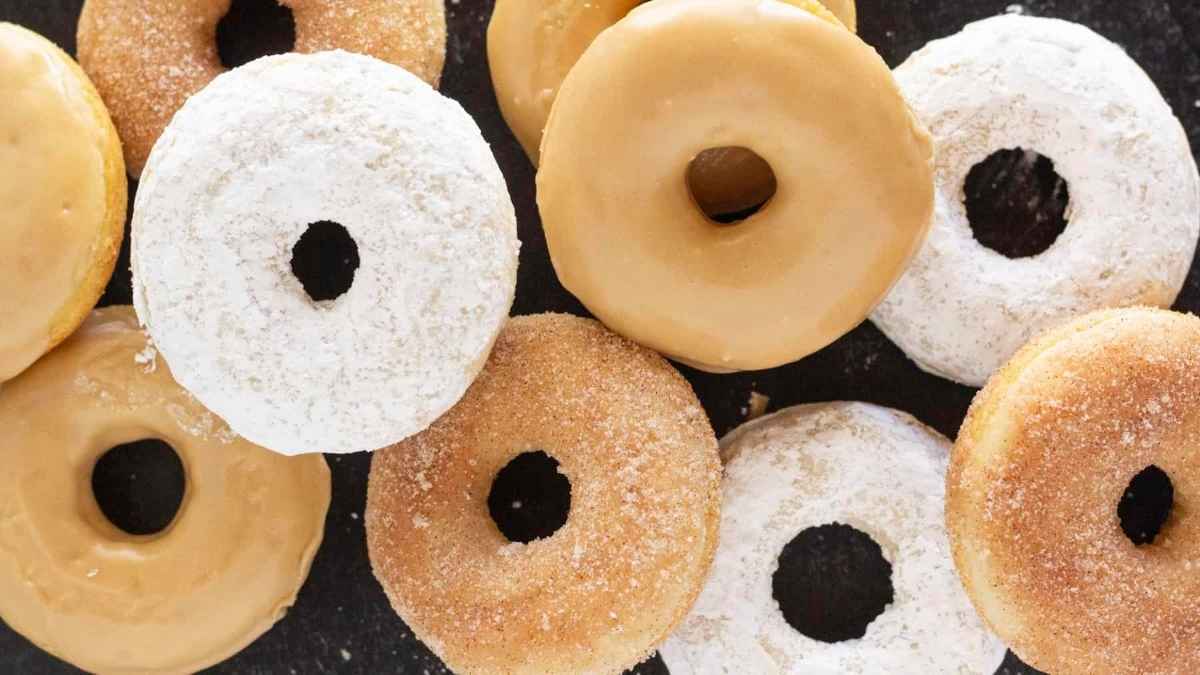 Easy Pancake Mix Donuts With 3 Topping Options.