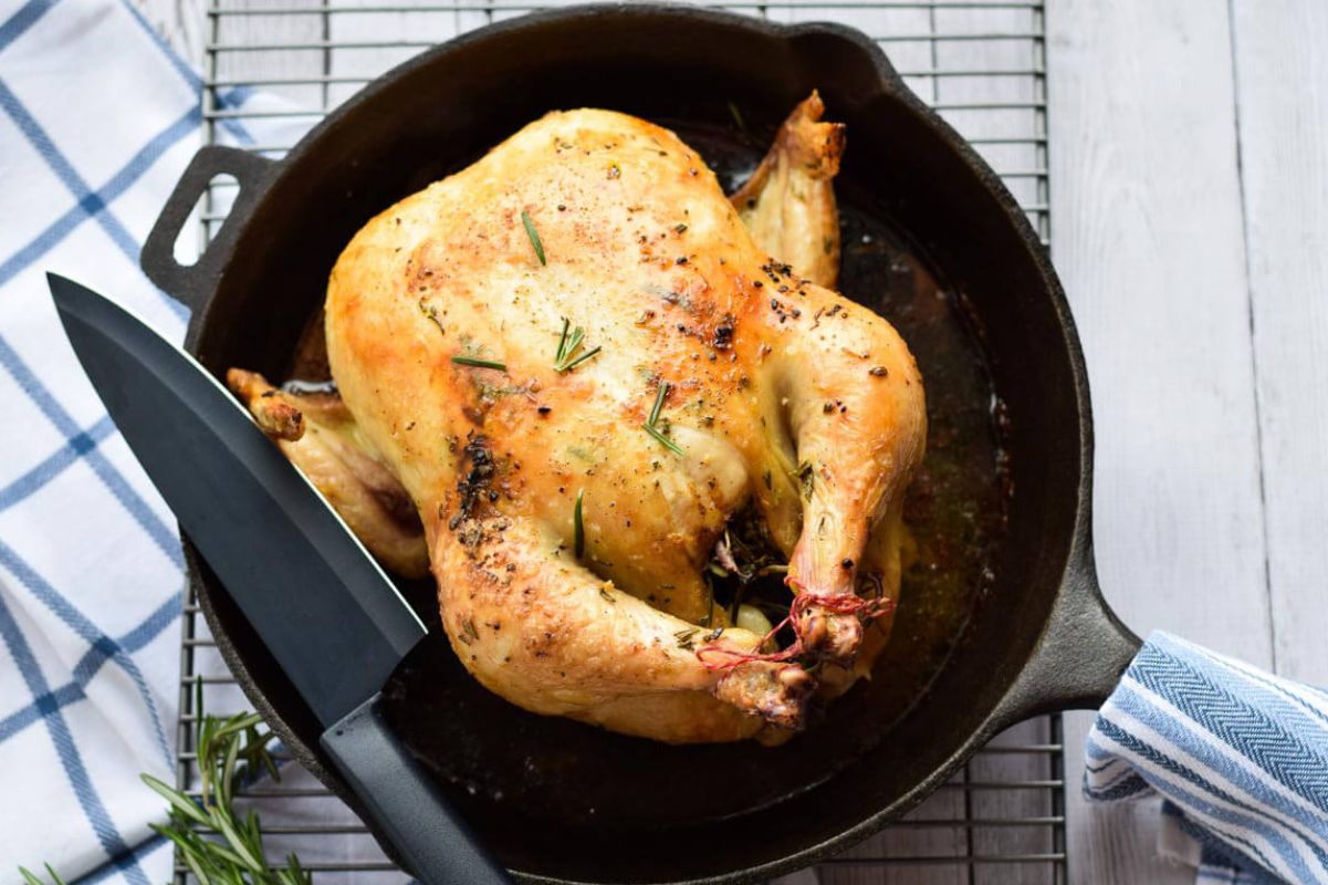 Easy Roasted Rosemary Lemon Chicken