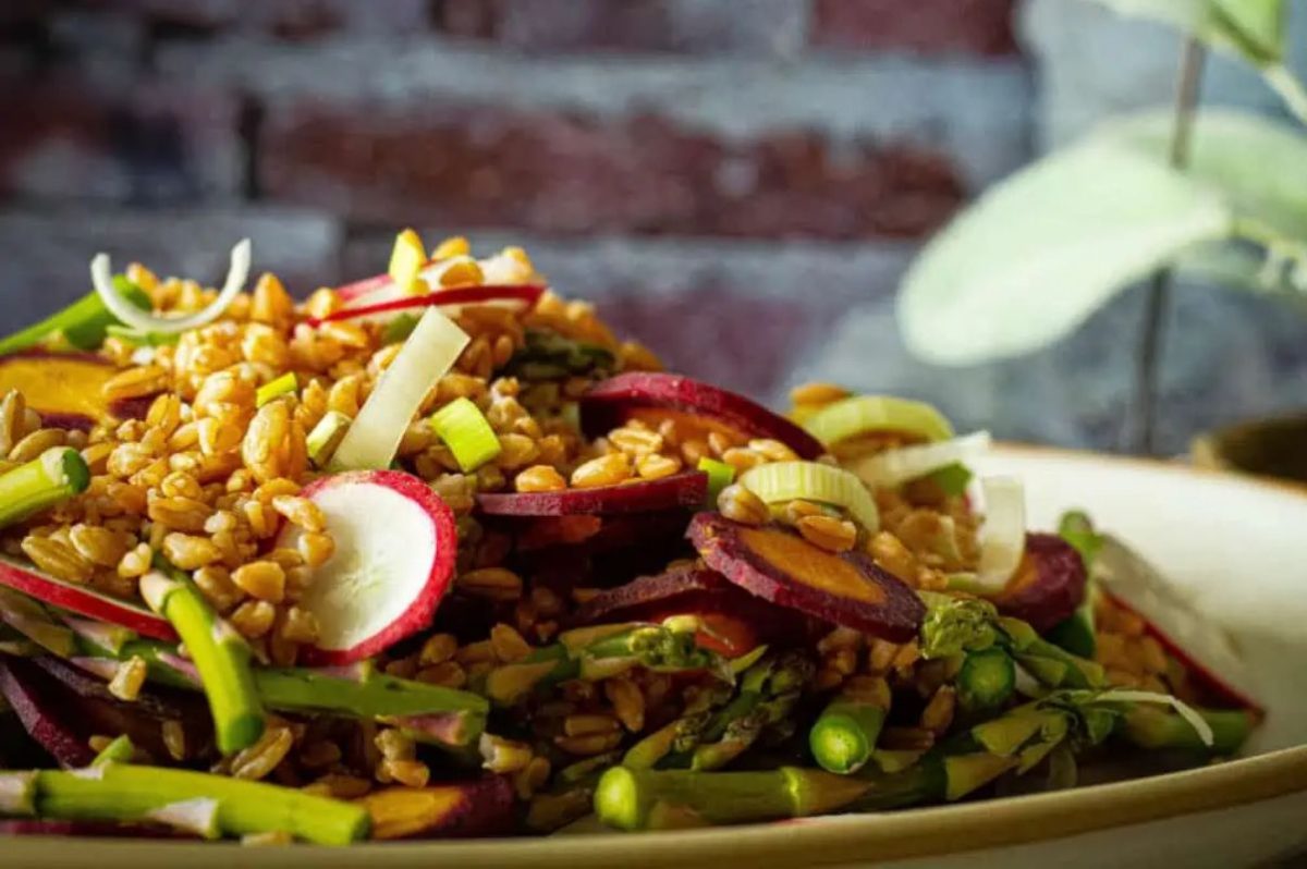 Farro Salad With Spring Vegetables