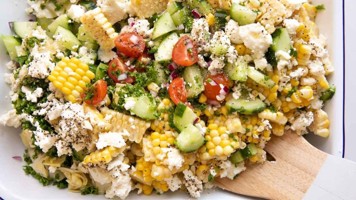 Fresh Corn Salad Recipe. 