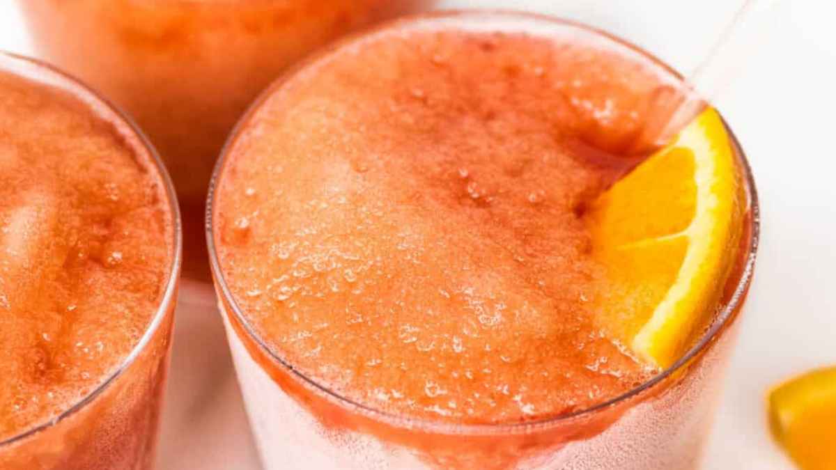 Frozen Negroni Slushy. 
