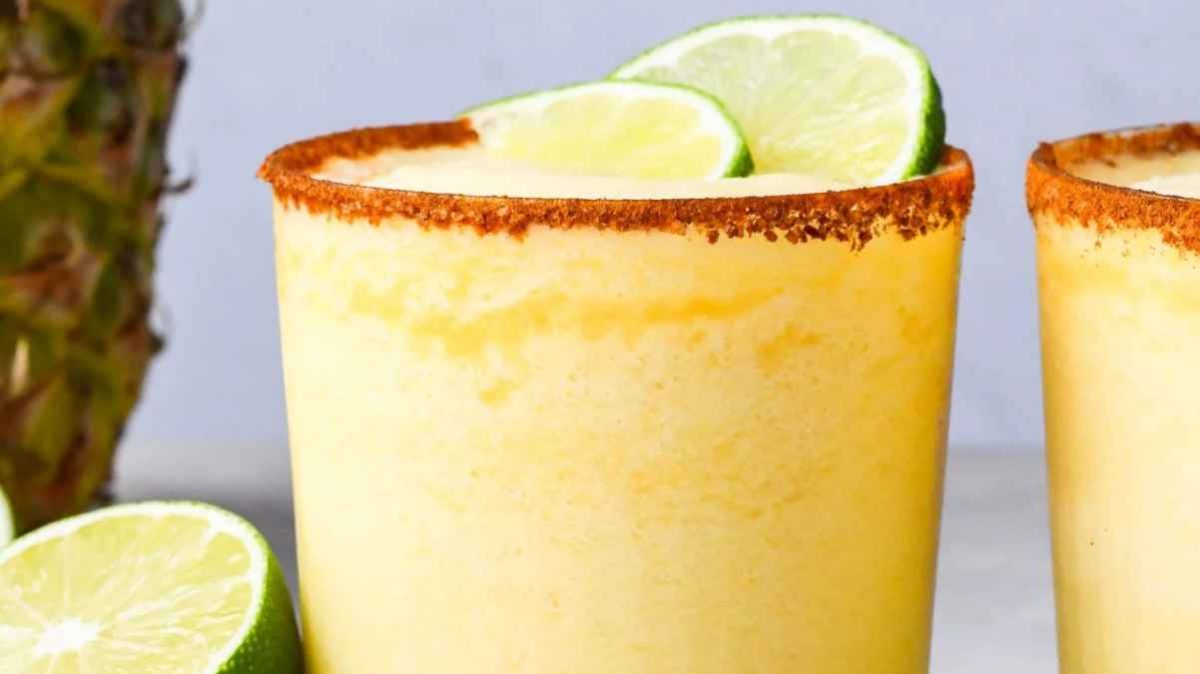 Frozen Pineapple Margaritas.