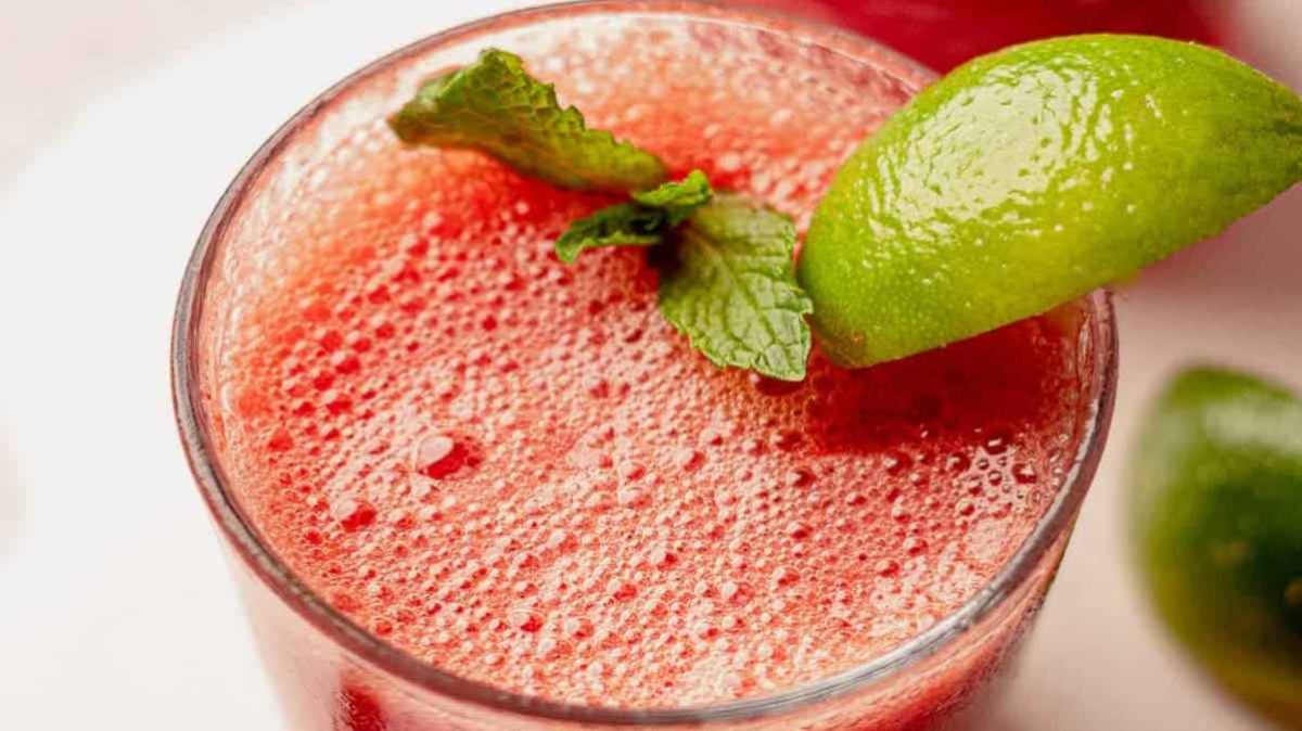 Frozen Strawberry Mule.