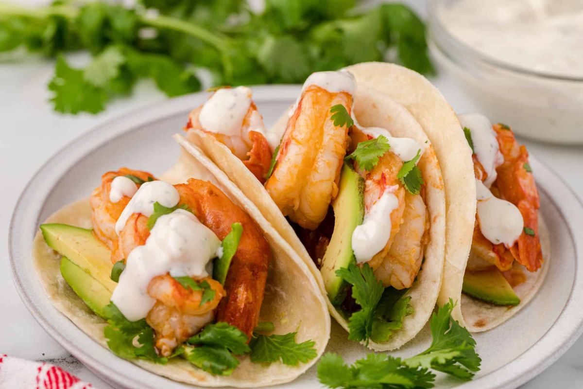 Garlic Buffalo Shrimp Healthy Low Carb Seafood Recipe