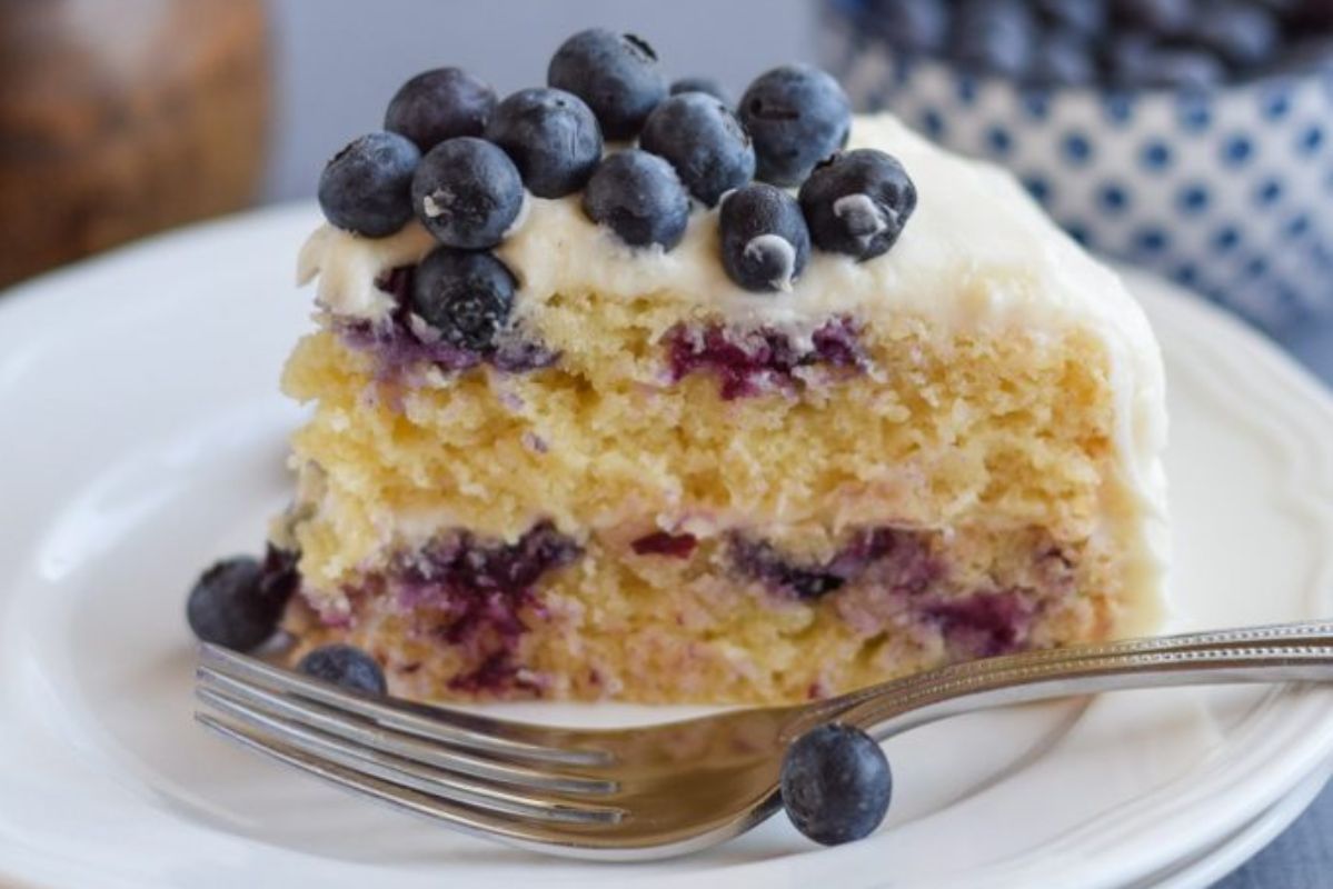Gluten Free Lemon Blueberry Cake