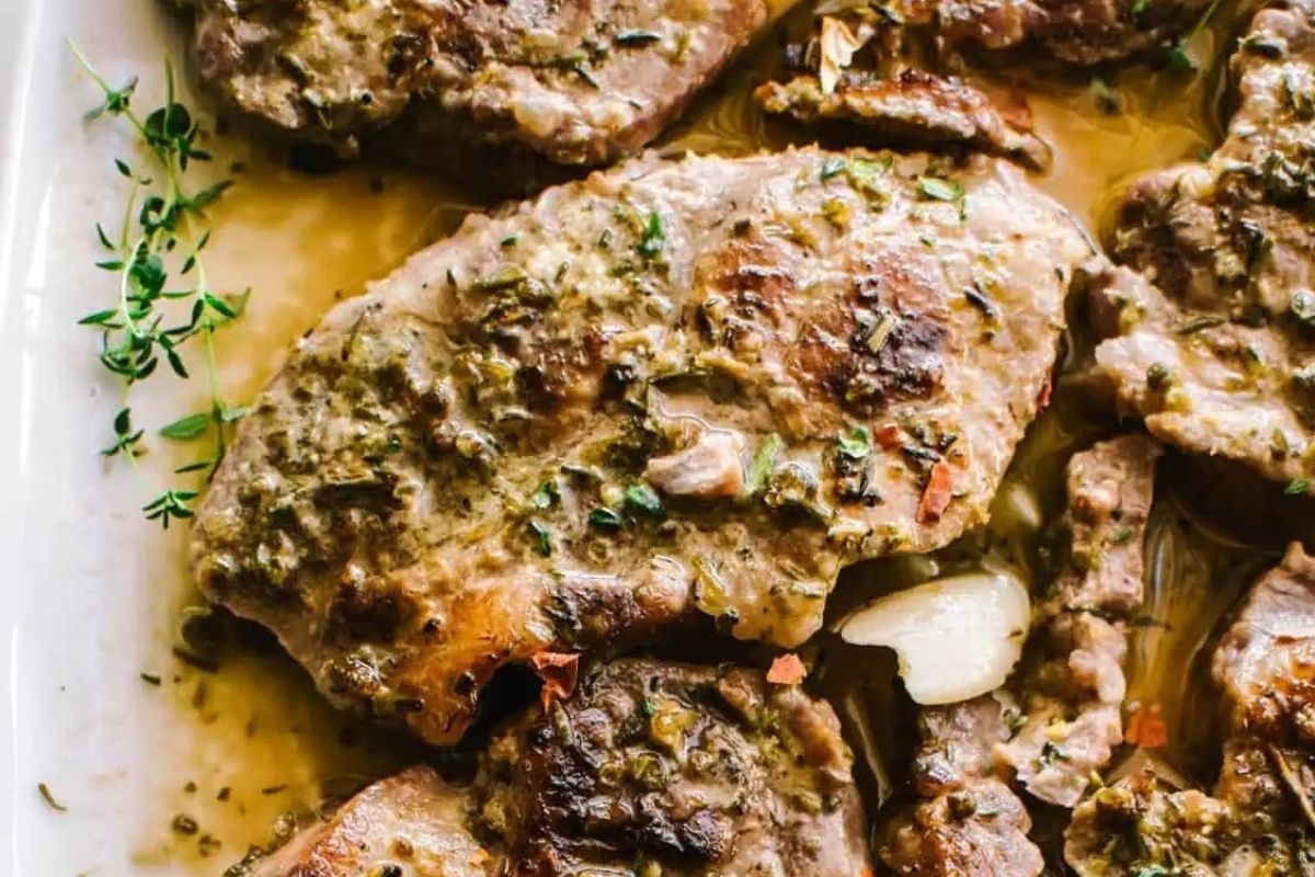 Greek Pork Steaks