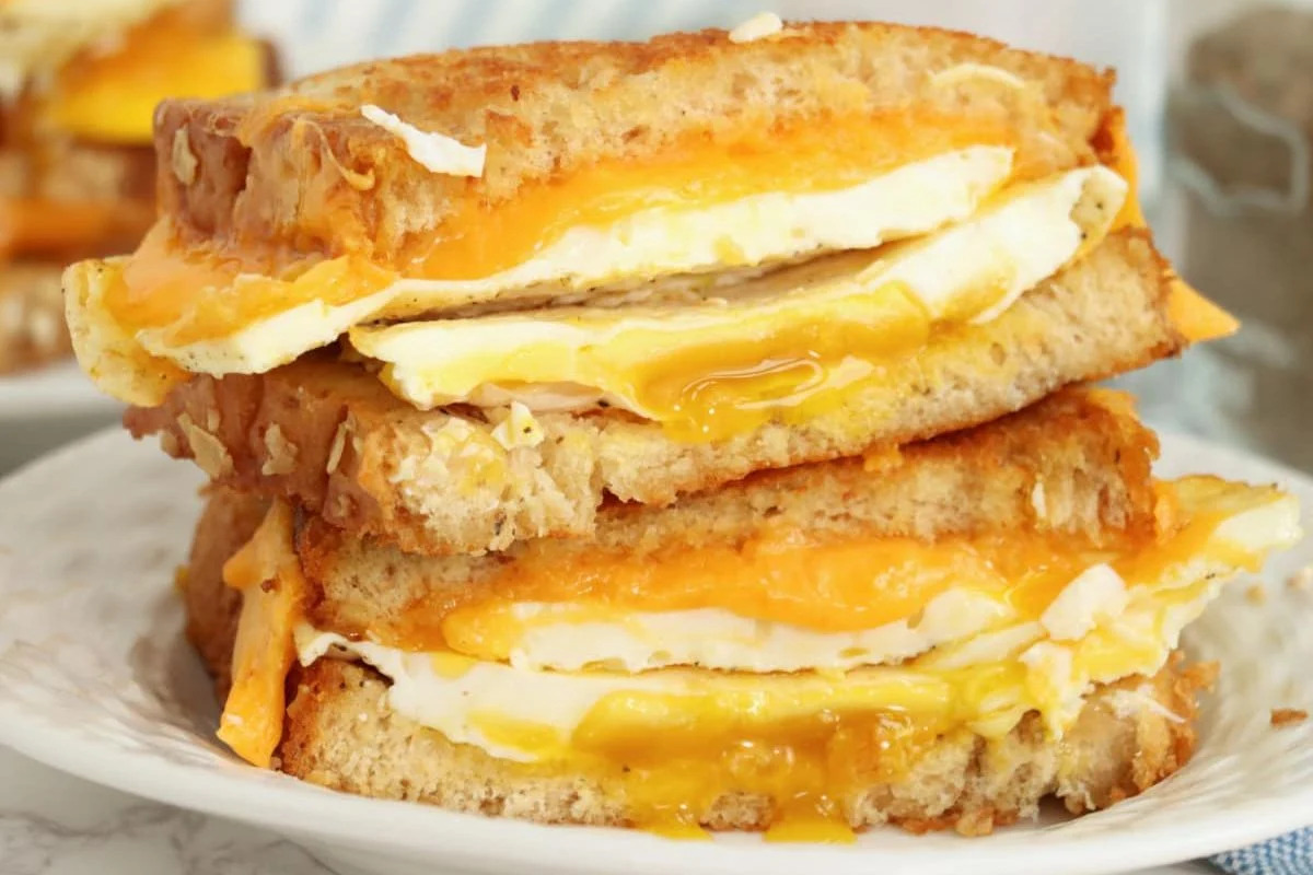 Grilled Cheese And Egg Sandwich