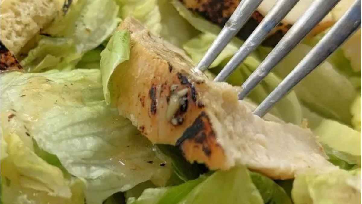 Grilled Chicken Caesar Salad.