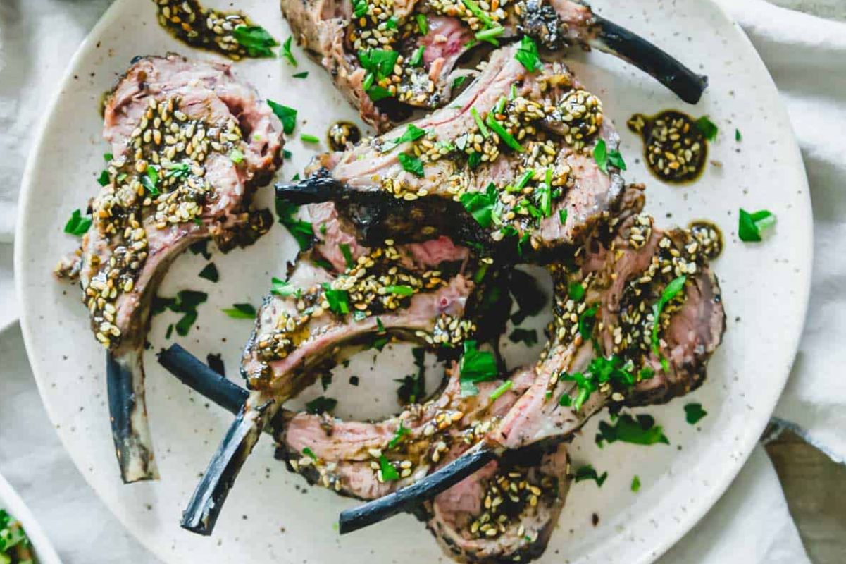 Grilled Rack Of Lamb