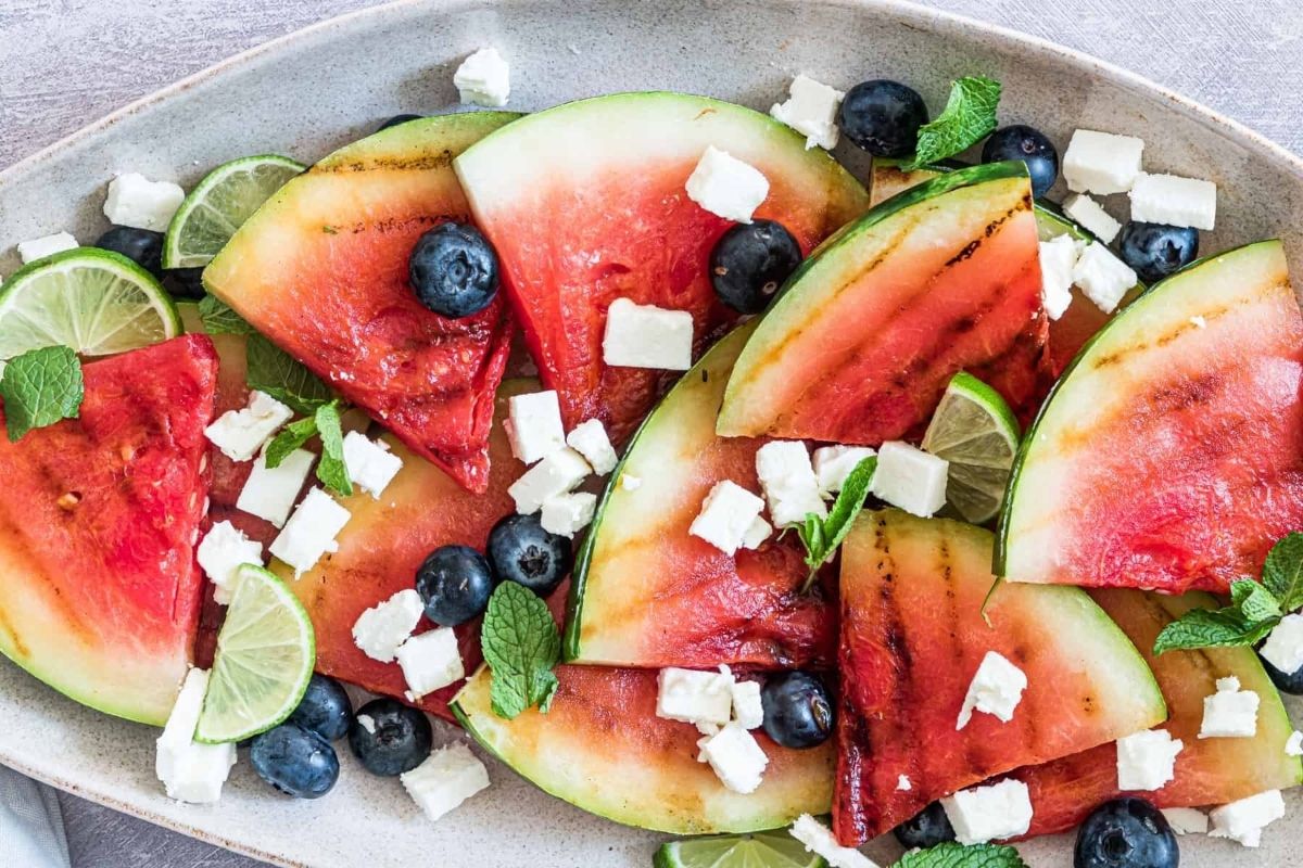 Grilled Watermelon Salad