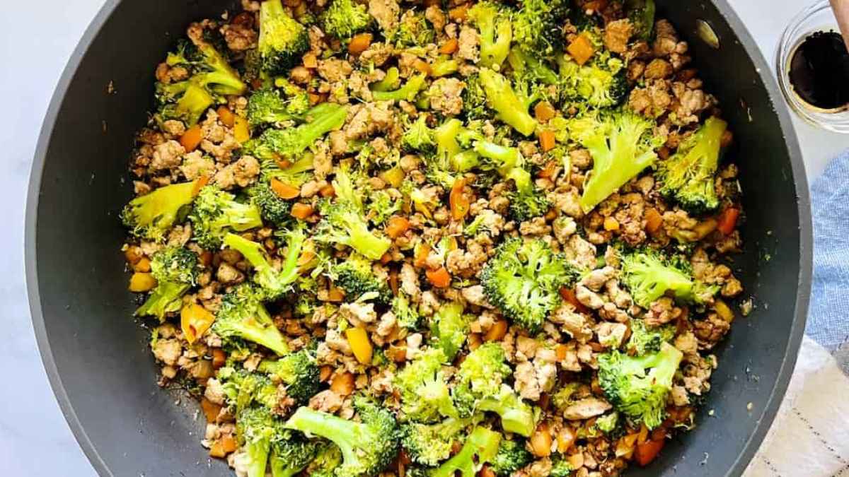 Ground Pork Stir Fry. 
