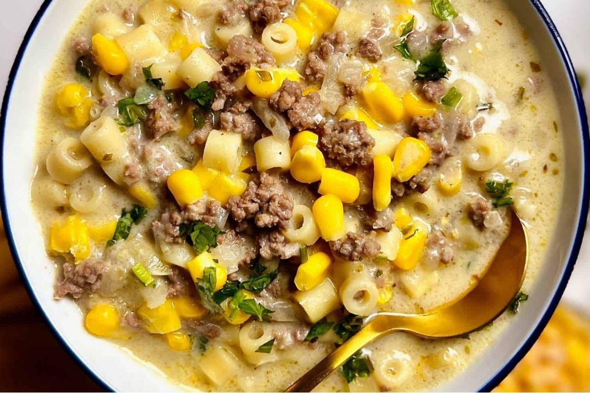 Ground Beef And Corn Soup
