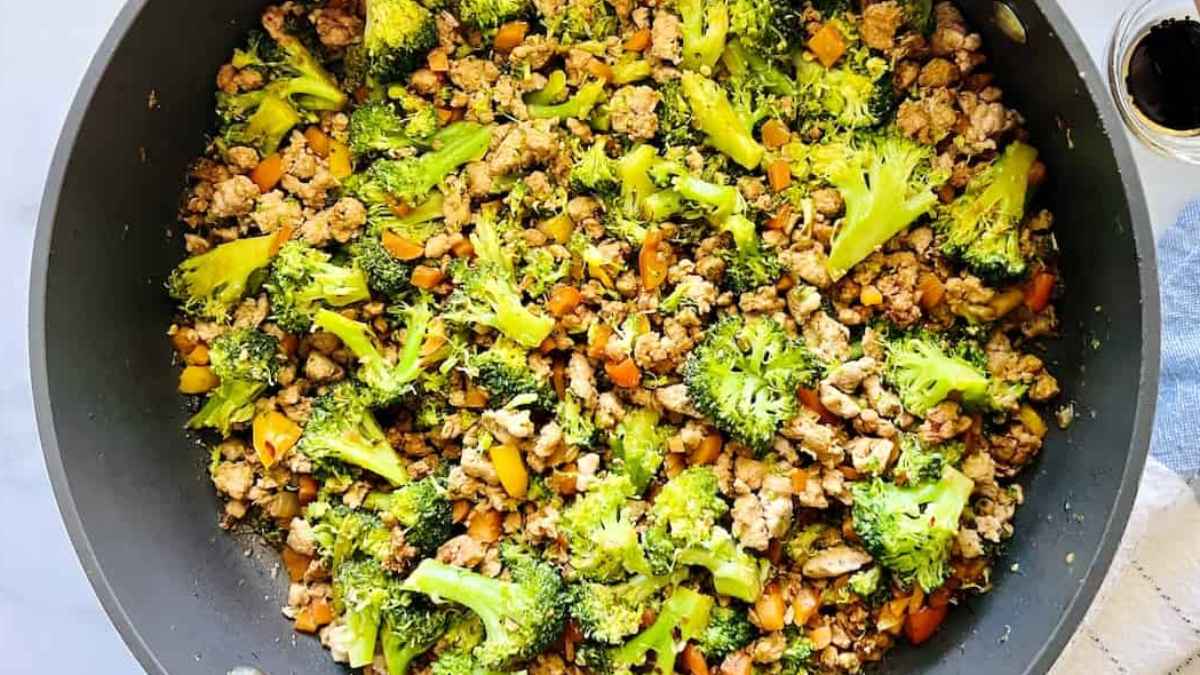 Ground Pork Stir Fry. 
