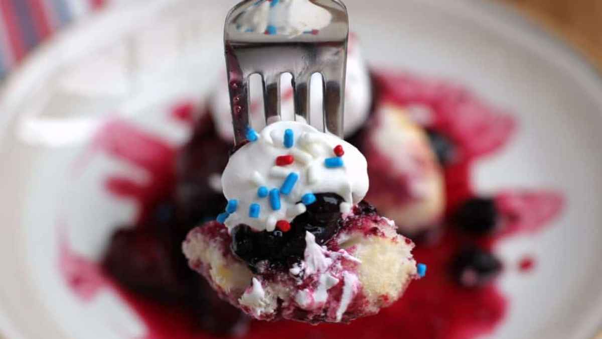 Grown-up Mixed Berry Shortcake. 