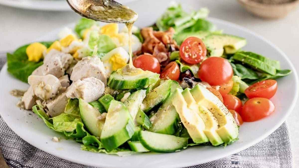 Healthy Cobb Salad.