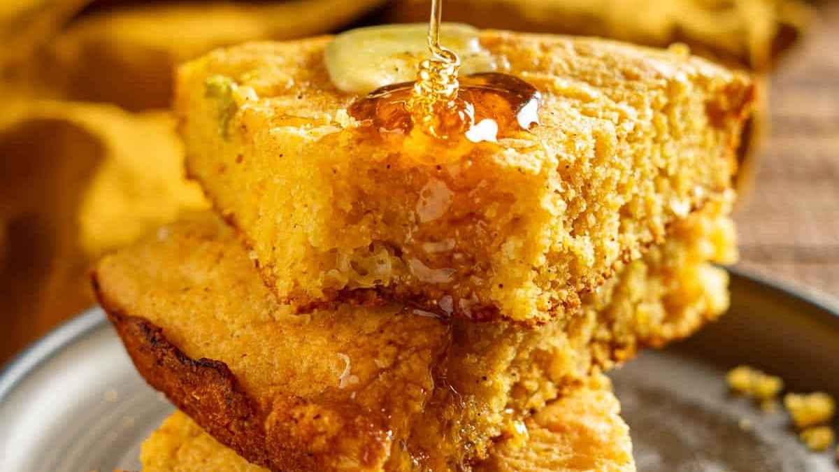 Homemade Cajun Cornbread. 