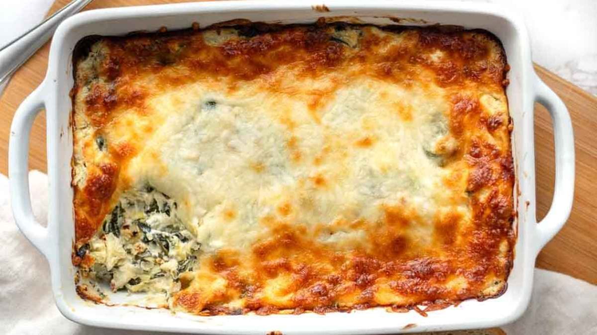 Hot Spinach and Artichoke Dip. 