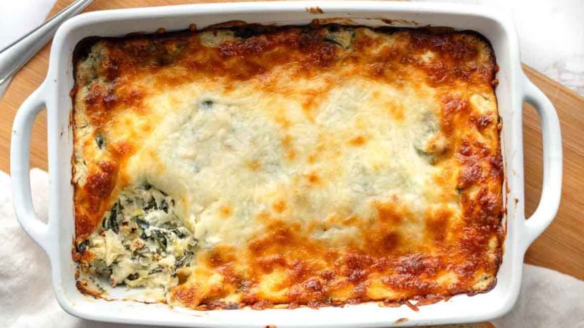 Hot Spinach and Artichoke Dip.