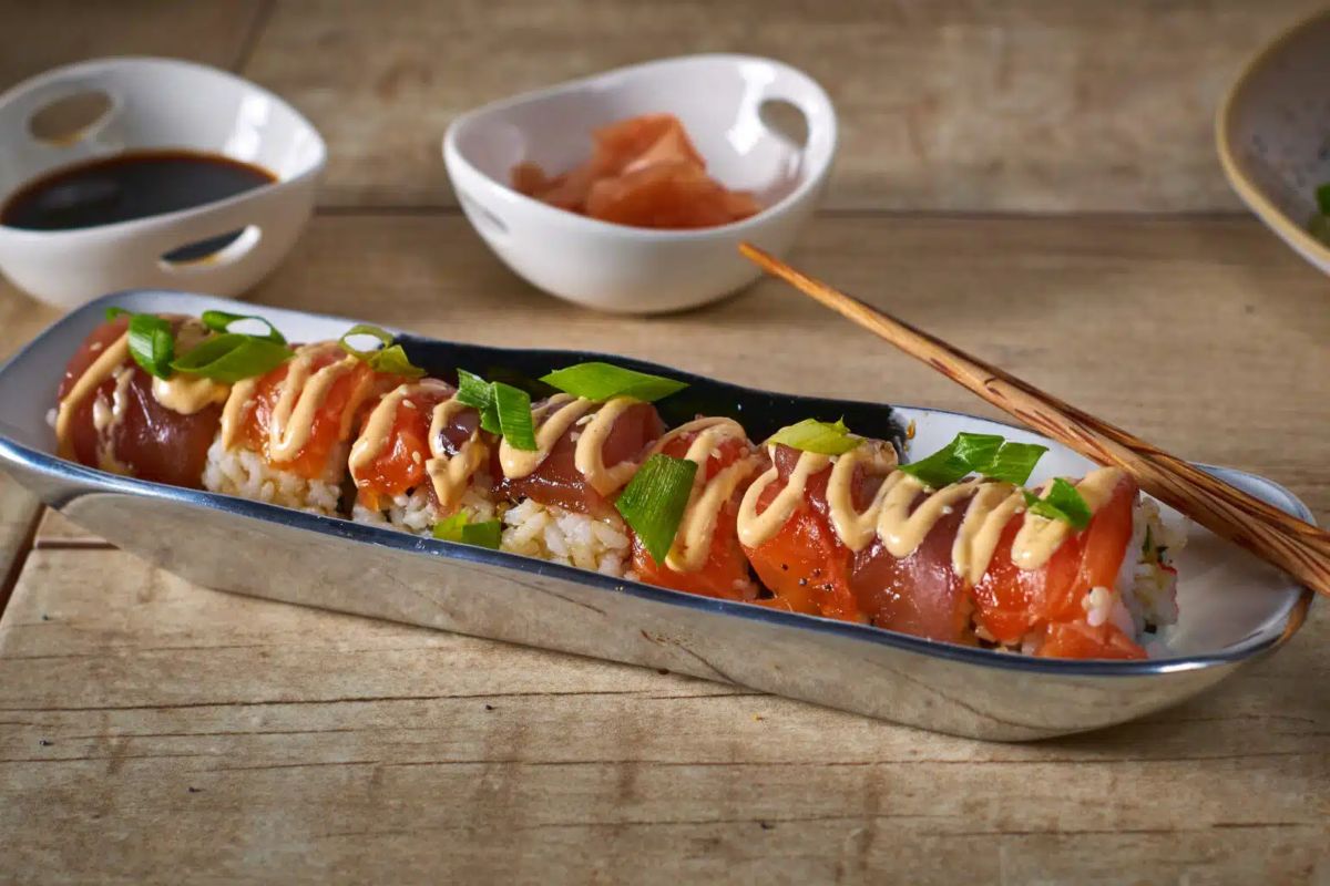 How To Make Rainbow Roll Sushi