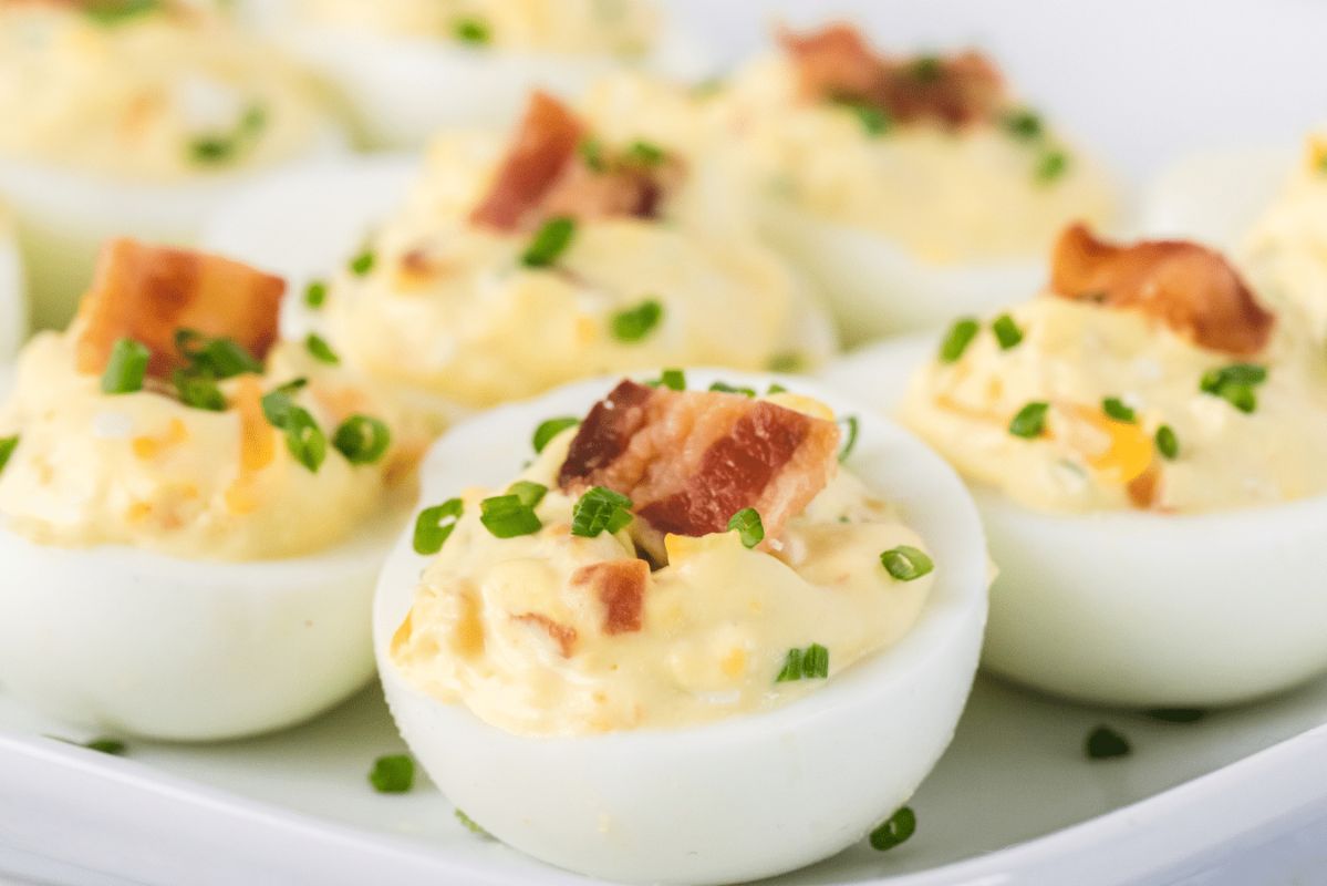 How To Make The Best Bacon Cheddar Deviled Eggs