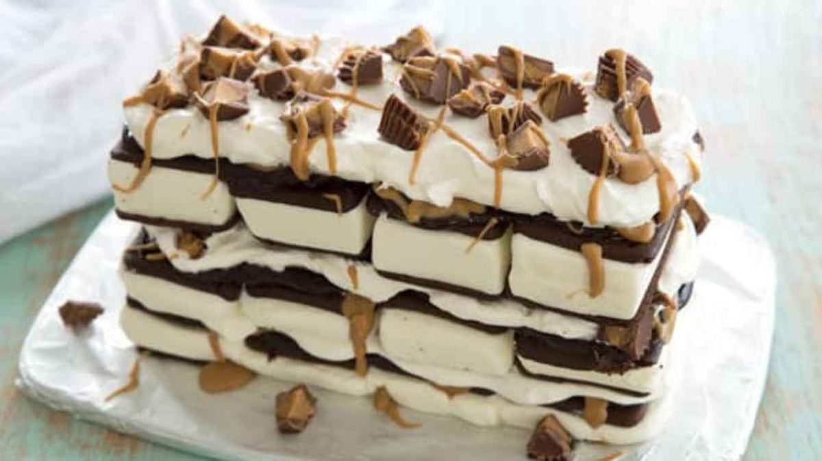 Ice Cream Sandwich Cake. 