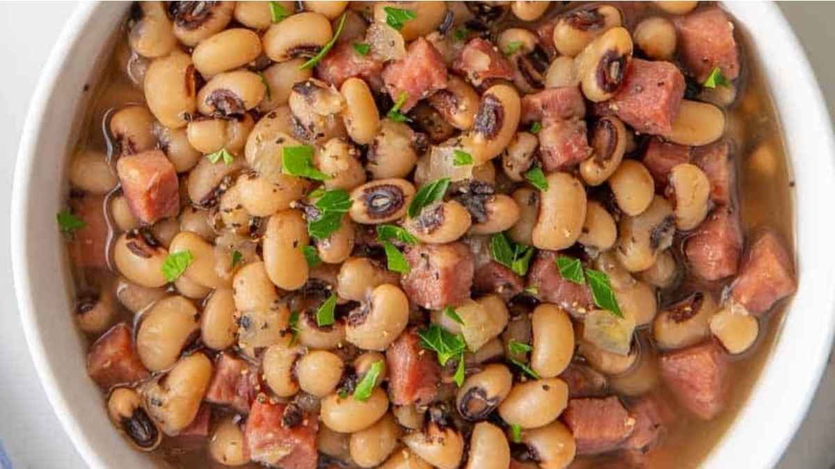 Instant Pot Black-Eyed Peas and Ham.