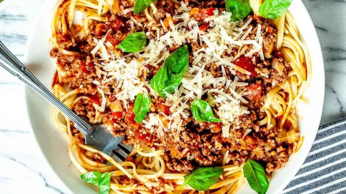 Instant Pot Bolognese Sauce Recipe.
