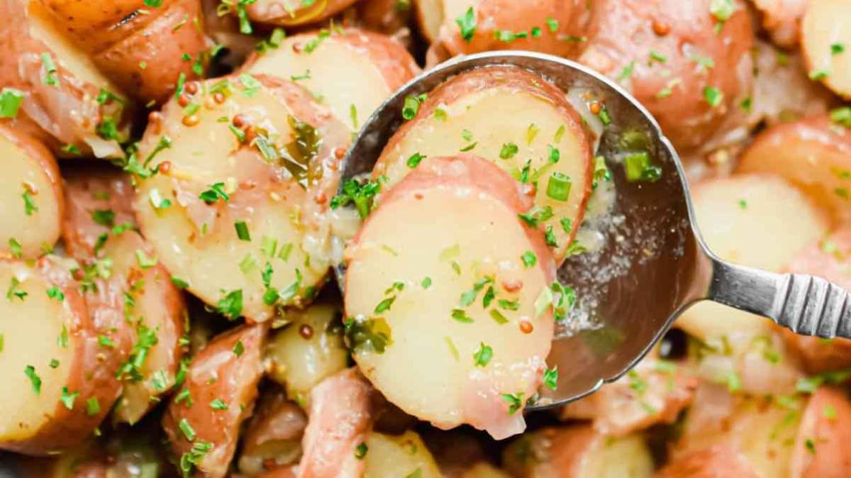 Instant Pot German Potato Salad. 