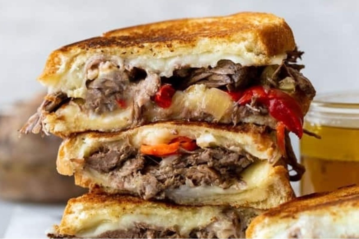 Italian Beef Grilled Cheese