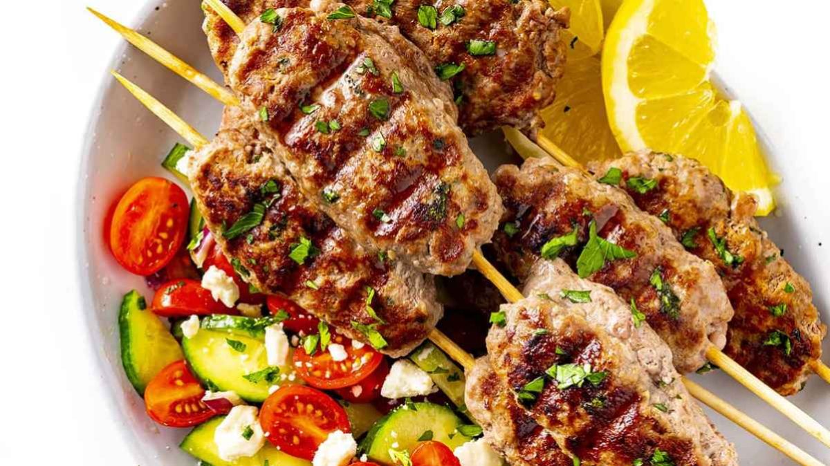 Lamb Kofta Kebab (So Juicy!).