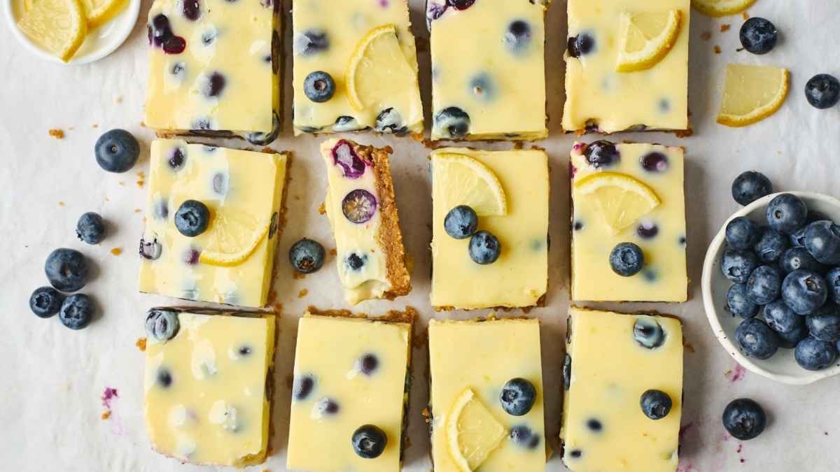 Lemon Blueberry Bars.