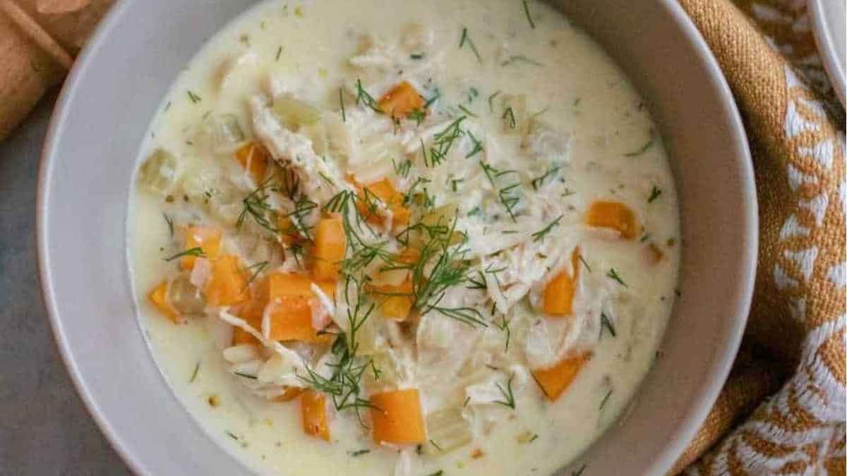 Lemon Orzo Chicken Soup.